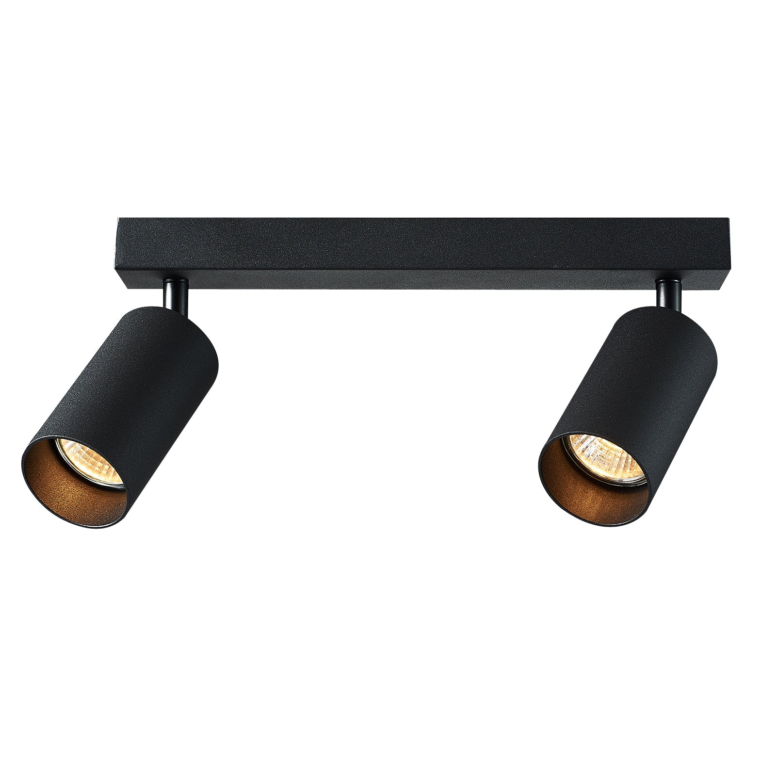 SPOT ΜΑΥΡΟ ΔΙΠΛΟ GU10 260 x 50 x 25 mm