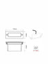 LED STEP LUMINAIRE 110X44 W 2W 3000K 90Lm 230V IP54 RA80 - ledmania.gr