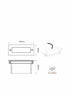 LED STEP LUMINAIRE 110X44 R 2W 6000K 100Lm 230V IP54 RA80 - ledmania.gr