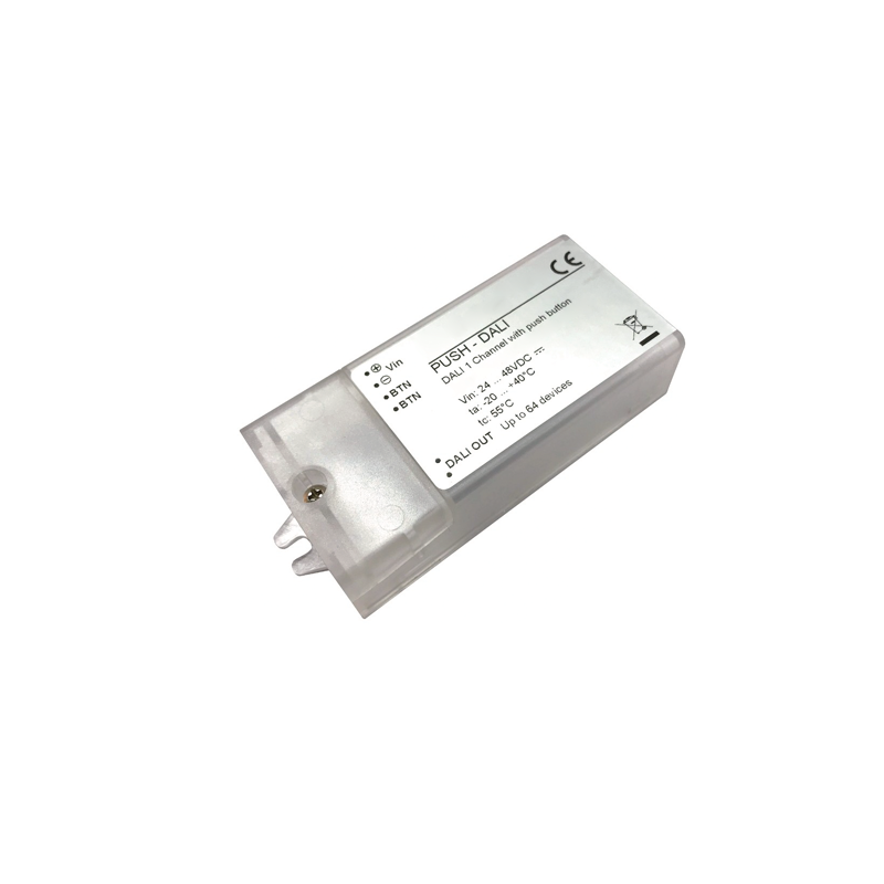 DALI MASTER CONTROLLER FOR PUSH BUTTON INSTALLATION AND MAGNETIC TRACKS 4W 105x44x23mm (OUT-TRACK IN - ledmania.gr
