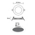ΛΕΥΚΟ ΣΤΡΟΓΓΥΛΟ LED ΠΑΝΕΛ ΧΩΝΕΥΤΟ 12W 3000K 1040Lm Φ170mm 230V AC Ra80 - ledmania.gr