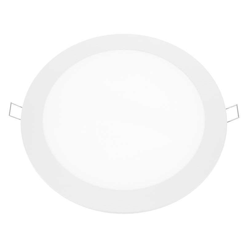 ΛΕΥΚΟ ΣΤΡΟΓΓΥΛΟ LED ΠΑΝΕΛ ΧΩΝΕΥΤΟ 18W 6500K 1800Lm Φ220mm 230V AC Ra80 - ledmania.gr