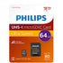 Philips MicroSD+adapter class10 UHS1 64GB - ledmania.gr