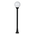 PLASTIC FLOOR GARDEN BLACK LUMINAIRE 100CM Φ200 E27 IP44 - ledmania.gr
