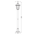 6S PLASTIC FLOOR GARDEN BLACK LUMINAIRE 100CM E27 IP44 - ledmania.gr