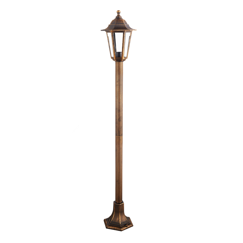 6S PLASTIC FLOOR GARDEN RUST LUMINAIRE 100CM E27 IP44 - ledmania.gr