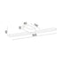 ^ΕΠΙΤΟΙΧΟ Φ/Σ LED 16W 4000K 1040LM ΛΕΥΚΟ ΜΕΤ/ΚΟ IP44 50Χ12Χ4CM PHOEBE - ledmania.gr