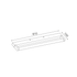ΕΠΙΤΟΙΧΟ Φ/Σ LED 15W 975LM 4000K ΜΑΥΡΟ ΑΛΟΥΜΙΝΙΟ 810Χ100Χ25ΜΜ BATI - ledmania.gr