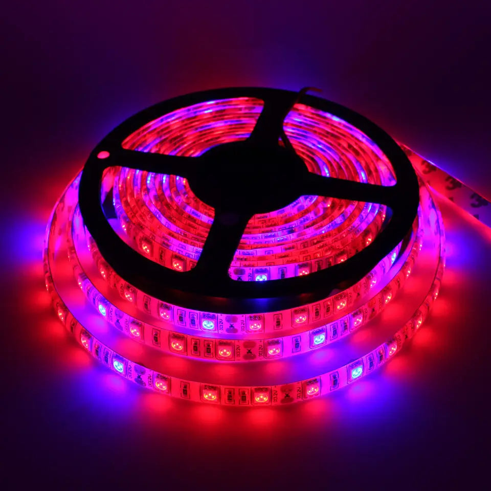 Ταινία Led Ανάπτυξης Φυτών-12v-Full Specrum 3Led Κόκκινα 1 Μπλε-60Led το μετρο-