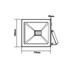 WHITE LED SMD FLOOD LUMINAIRE IP66 10W 3000K 800Lm 12-24V DC RA80 - ledmania.gr
