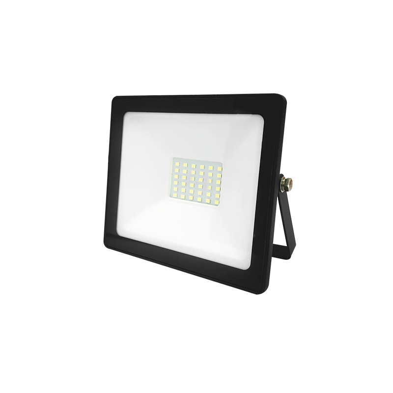 BLACK LED SMD FLOOD LUMINAIRE IP66 30W BLUE 230V - ledmania.gr