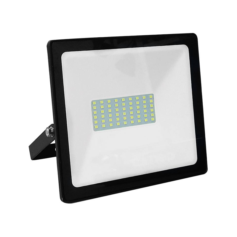 BLACK LED SMD FLOOD LUMINAIRE IP66 50W BLUE 230V - ledmania.gr