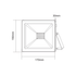 BLACK LED SMD FLOOD LUMINAIRE IP66 50W GREEN 230V - ledmania.gr