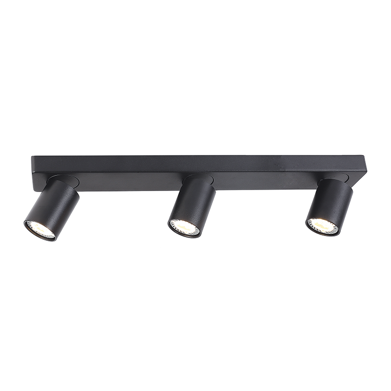 ^ΕΠΙΤΟΙΧΟ Φ/Σ 3XGU10 ΜΑΥΡΟ ΑΛΟΥΜΙΝΙΟ 54Χ7Χ11CM ELITIS - ledmania.gr