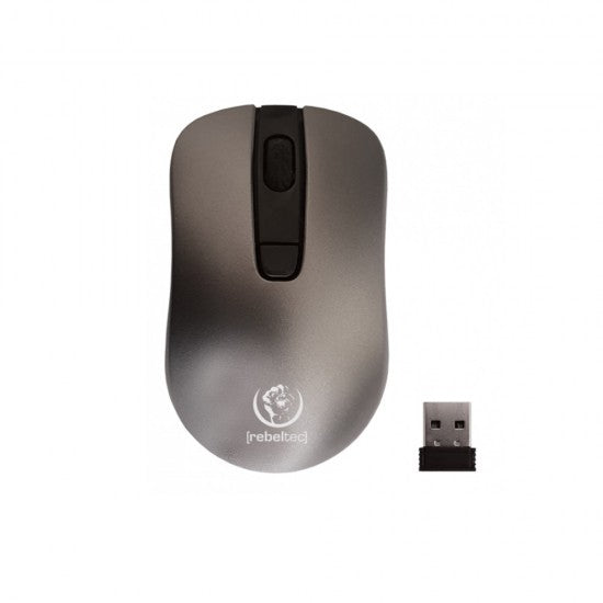 Rebeltec wireless optical mouse STAR gray - ledmania.gr