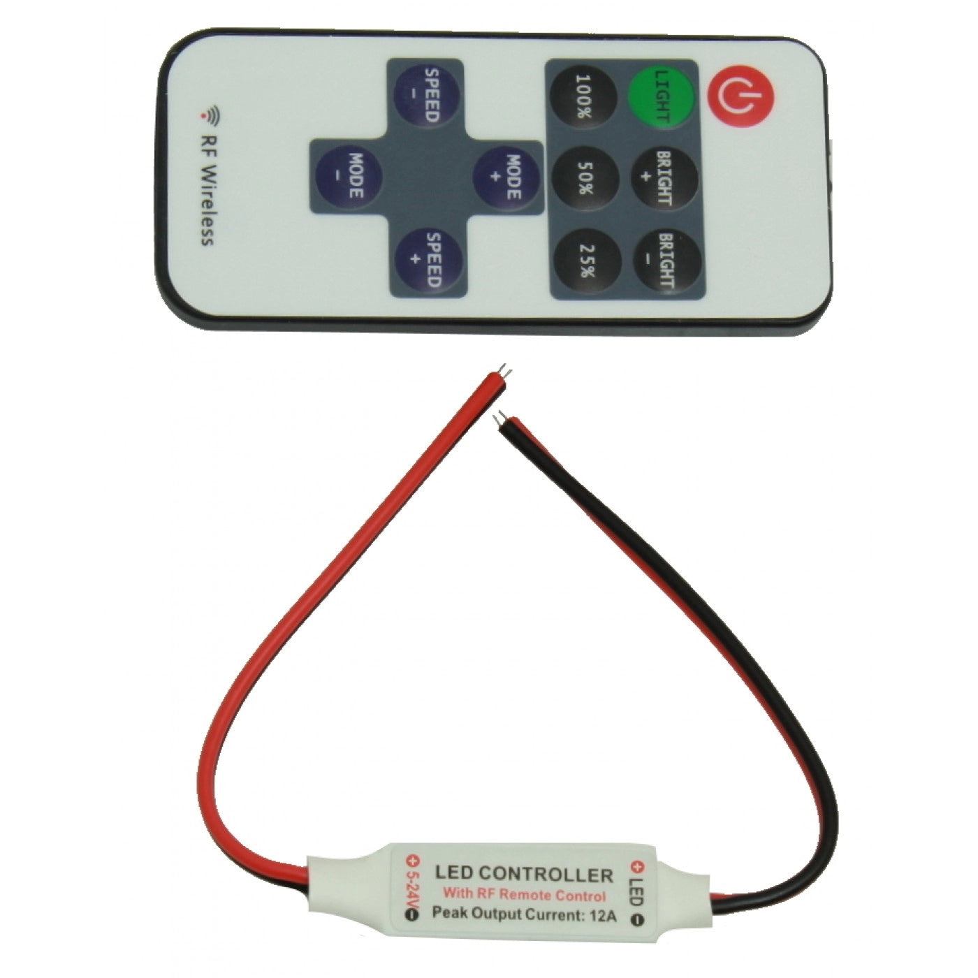Dimmer Controller RF ασύρματο - ledmania.gr