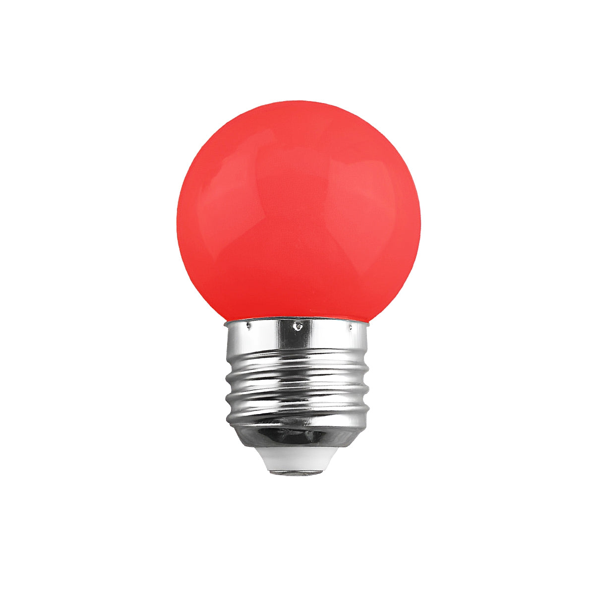 GloboStar® S-40006 Λάμπα LED E27 G45 Γλομπάκι 2W 120lm 260° AC 220-240V IP20 Φ4.5 x Υ6.9cm Κόκκινο - 2 Χρόνια Εγγύηση - ledmania.gr