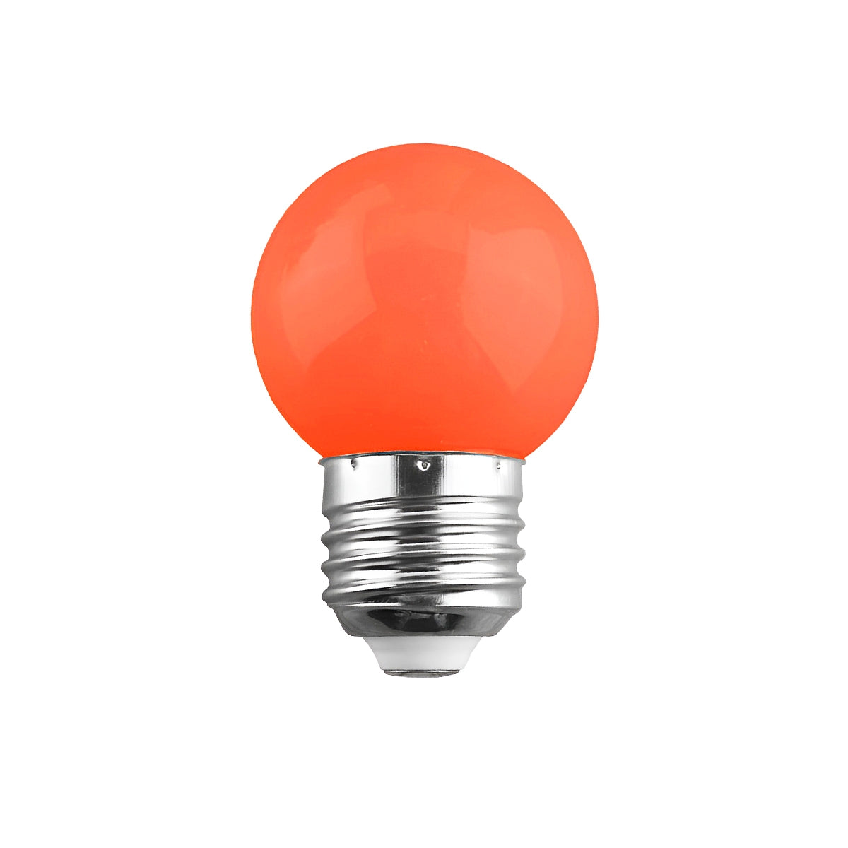 GloboStar® S-40008 Λάμπα LED E27 G45 Γλομπάκι 2W 120lm 260° AC 220-240V IP20 Φ4.5 x Υ6.9cm Σκούρο Πορτοκλί - 2 Χρόνια Εγγύηση - ledmania.gr