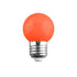 GloboStar® S-40008 Λάμπα LED E27 G45 Γλομπάκι 2W 120lm 260° AC 220-240V IP20 Φ4.5 x Υ6.9cm Σκούρο Πορτοκλί - 2 Χρόνια Εγγύηση - ledmania.gr