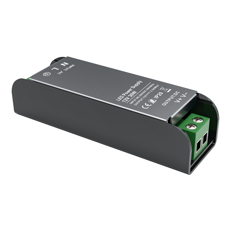 LED CV METAL DRIVER 30W 230V AC- 12V DC 2,5A IP20 5YRS - ledmania.gr