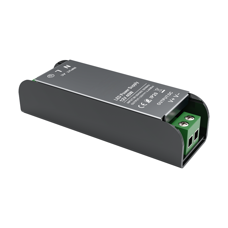 LED CV METAL DRIVER 40W 230V AC- 12V DC 3,3A IP20 5YRS 94X25X20MM