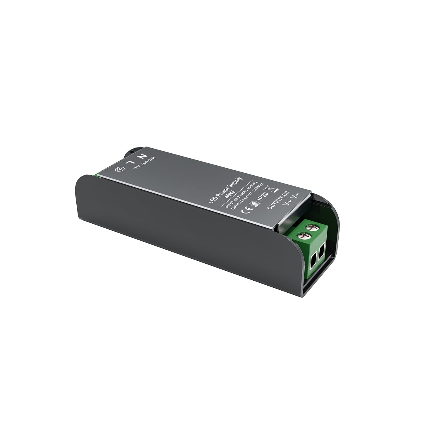 LED CV METAL DRIVER 40W 230V AC- 48V DC 0,83A IP20 5YRS
