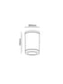 DARK GREY SPOT LUMINAIRE GU10 MAX. 3W LED IP65 & GARDEN SPIKE - ledmania.gr