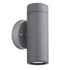 UP-DOWN GREY PP WALL LIGHT GU10Max.2x3W LED IP65 - ledmania.gr