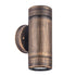 UP-DOWN RUST PP WALL LIGHT GU10Max.2x3W LED IP65 - ledmania.gr