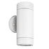 UP-DOWN WHITE PP WALL LIGHT GU10Max.2x3W LED IP65 - ledmania.gr