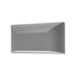 LED WALL RECTANGLE LUMINAIRE GREY 230V AC IP65 6W 3000K 350LM RA80 - ledmania.gr