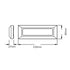 LED WALL RECTANGLE LUMINAIRE RUST 230V AC IP65 4W 3000K 290LM RA80 - ledmania.gr