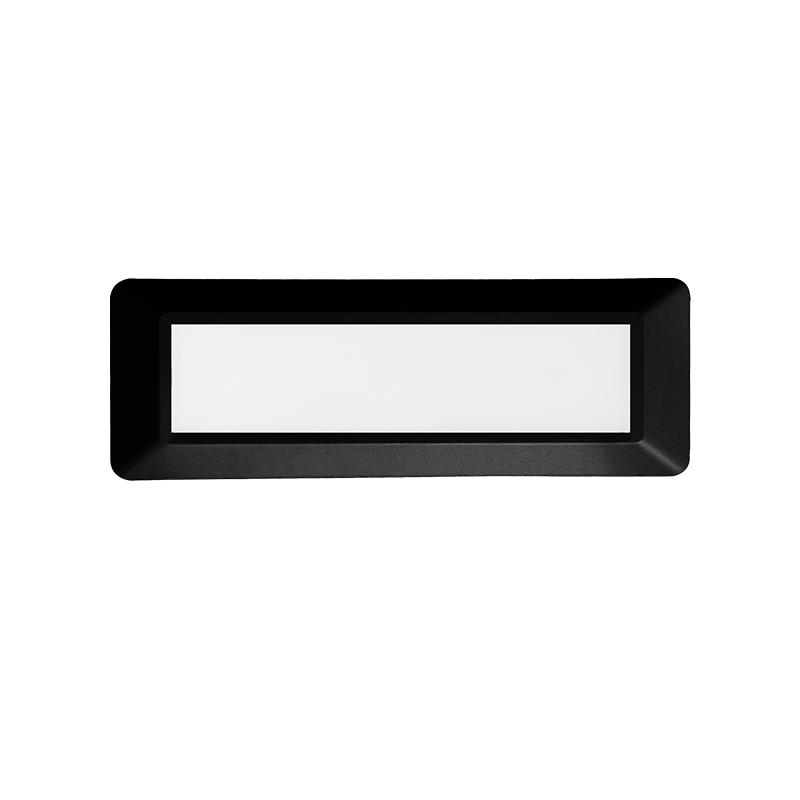 LED WALL RECTANGLE LUMINAIRE BLACK 230V AC IP65 4W 3000K 290LM RA80 - ledmania.gr