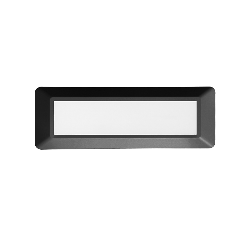 LED WALL RECTANGLE LUMINAIRE DARK GREY 230V AC IP65 4W 3000K 290LM RA80 - ledmania.gr