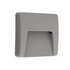 LED WALL SQUARE LUMINAIRE GREY 230V AC IP65 3W 3000K 200LM RA80 - ledmania.gr