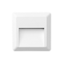 LED WALL SQUARE LUMINAIRE WHITE 230V AC IP65 2W 3000K 100LM RA80 - ledmania.gr