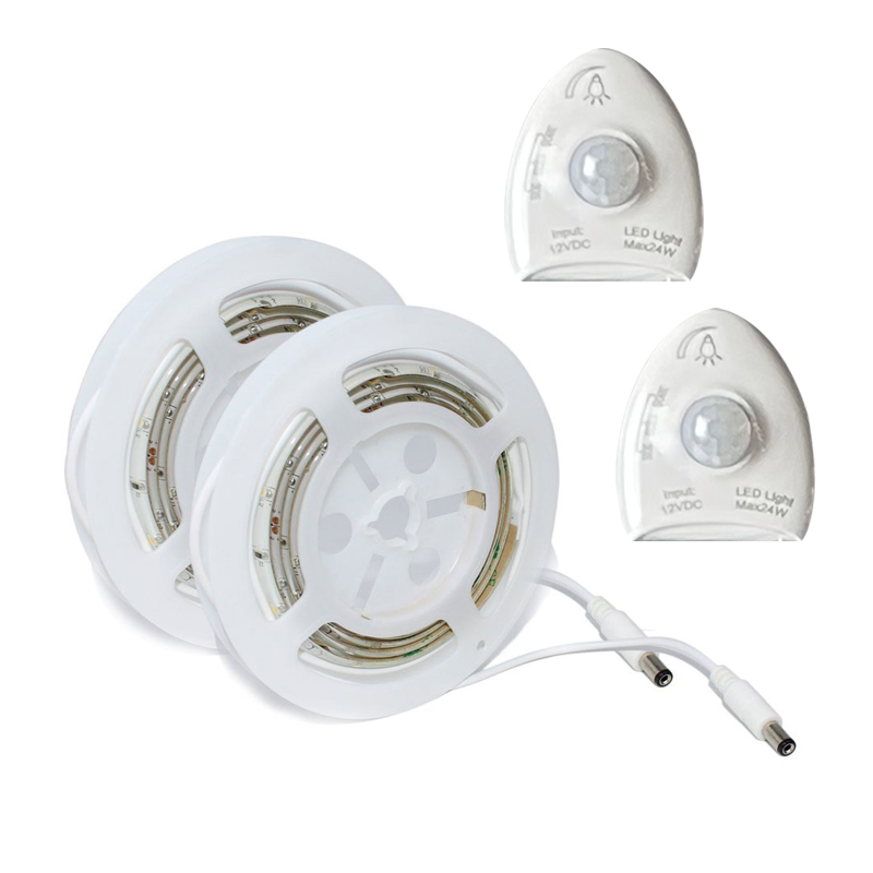 LED DIMMABLE KIT ME SMD ΤΑΙΝΙΑ 2X1.2M 2X5.8W 2X570LM IP65 NANO 3000K ΜΕ 2 ΑΙΣΘΗΤΗΡΕΣ & 12V DC DRIVER - ledmania.gr