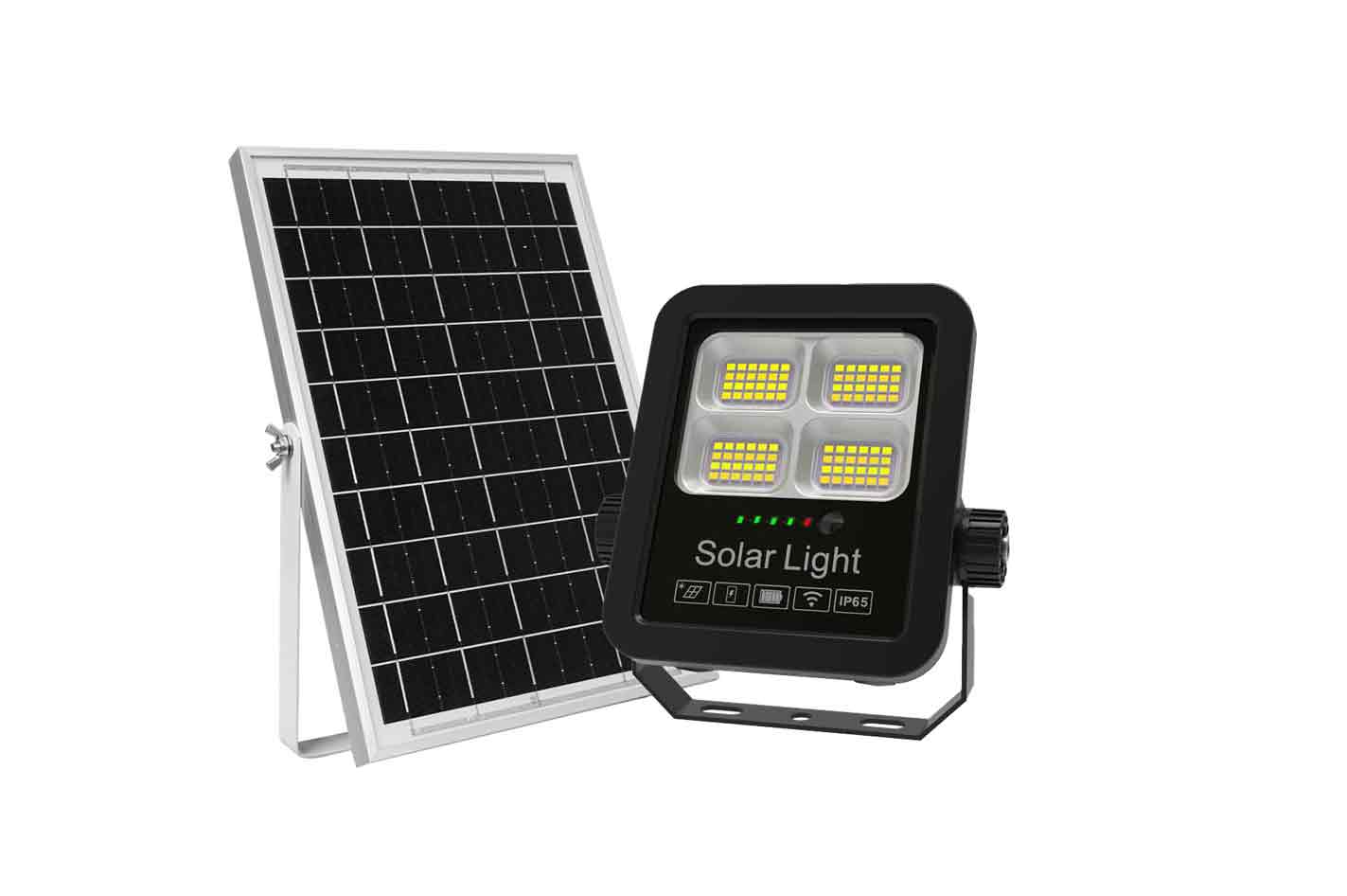 Προβολέας LED με φωτοβολταικό 40W CCT - ledmania.gr