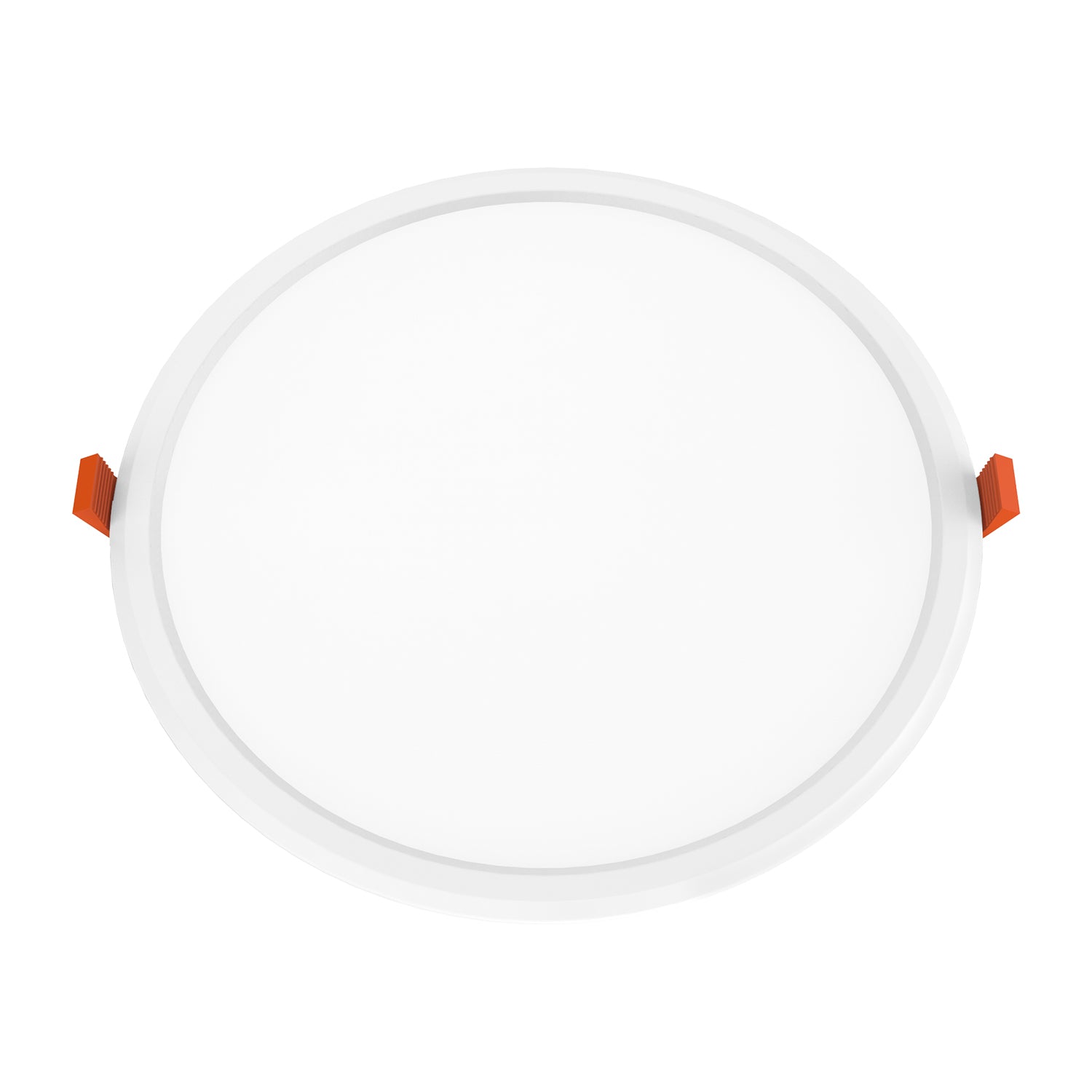 Υ/Κ LED PANEL WHITE ROUND 22W 3000K 2150Lm  Φ225x28mm 230V AC Ra80