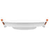 Υ/Κ LED PANEL WHITE ROUND 22W 3000K 2150Lm  Φ225x28mm 230V AC Ra80