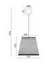 ΚΡΕΜΑΣΤΟ Φ/Σ 1ΧΕ27 ΛΕΥΚΟ ΚΑΛΑΜΙ Φ27,5Χ115CM - ledmania.gr