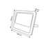 SOLAR SMD LED FLOOD LIGHT 300W 6000K IP66 120° Ra70 - ledmania.gr