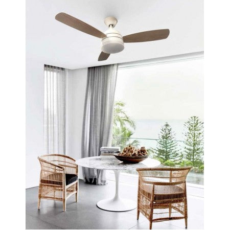 Ανεμιστήρας Οροφής Ξύλο Led 42'' με Μοτέρ DC 37W, Led Φωτισμός CCT 2000Lm & 6 Ταχύτητες Λειτουργίας - ledmania.gr