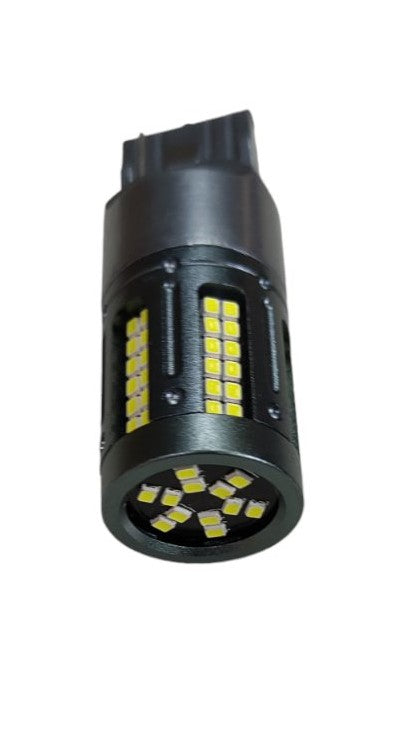 12V-30V-Φώτα αυτοκινήτου 6W 900 lm 84SMD 7440 T20 λαμπτήρας LED Canbus -Ψυχρο Λευκο - ledmania.gr