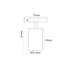 ΜΙΝΙ ΜΑΥΡΟ ZOOMABLE ΜΑΓΝΗΤΙΚΟ ΣΠΟΤ 24V DC 5W 4000K 500LM max. 20-60° RA90 5YRS Φ35,4*55(81)ΜΜ - ledmania.gr