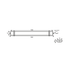 LED LUMINAIRE 60W 1262mm 4000K 5800Lm IP66 230VAC PF>0.9Ra80 - ledmania.gr