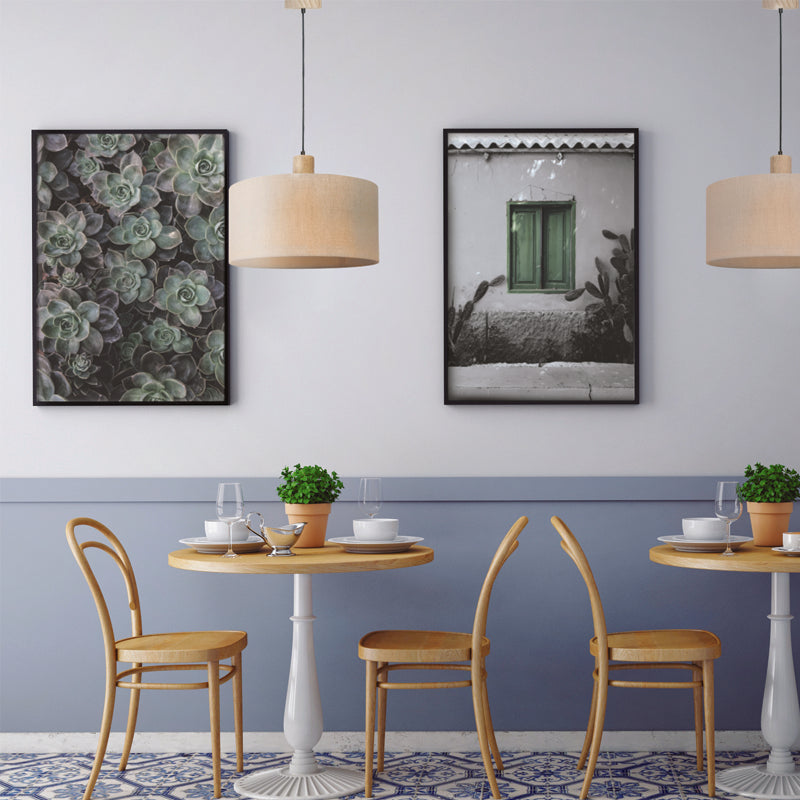 ^ΚΡΕΜΑΣΤΟ Φ/Σ 1ΧΕ27 CHIOS ΚΡΕΜ ΥΦΑΣΜΑ+ΞΥΛΟ D45XH140CM - ledmania.gr