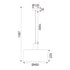 ^ΚΡΕΜΑΣΤΟ Φ/Σ 1ΧΕ27 CHIOS ΚΡΕΜ ΥΦΑΣΜΑ+ΞΥΛΟ D45XH140CM - ledmania.gr