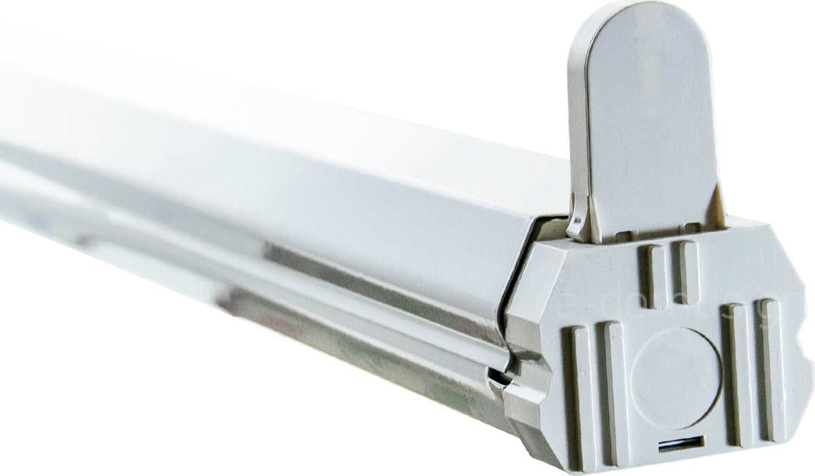 Φωτιστικό σκαφάκι για 1 λάμπα LED T8 150cm τύπου φθορίου με τροφοδοσία στα 2 άκρα - ledmania.gr