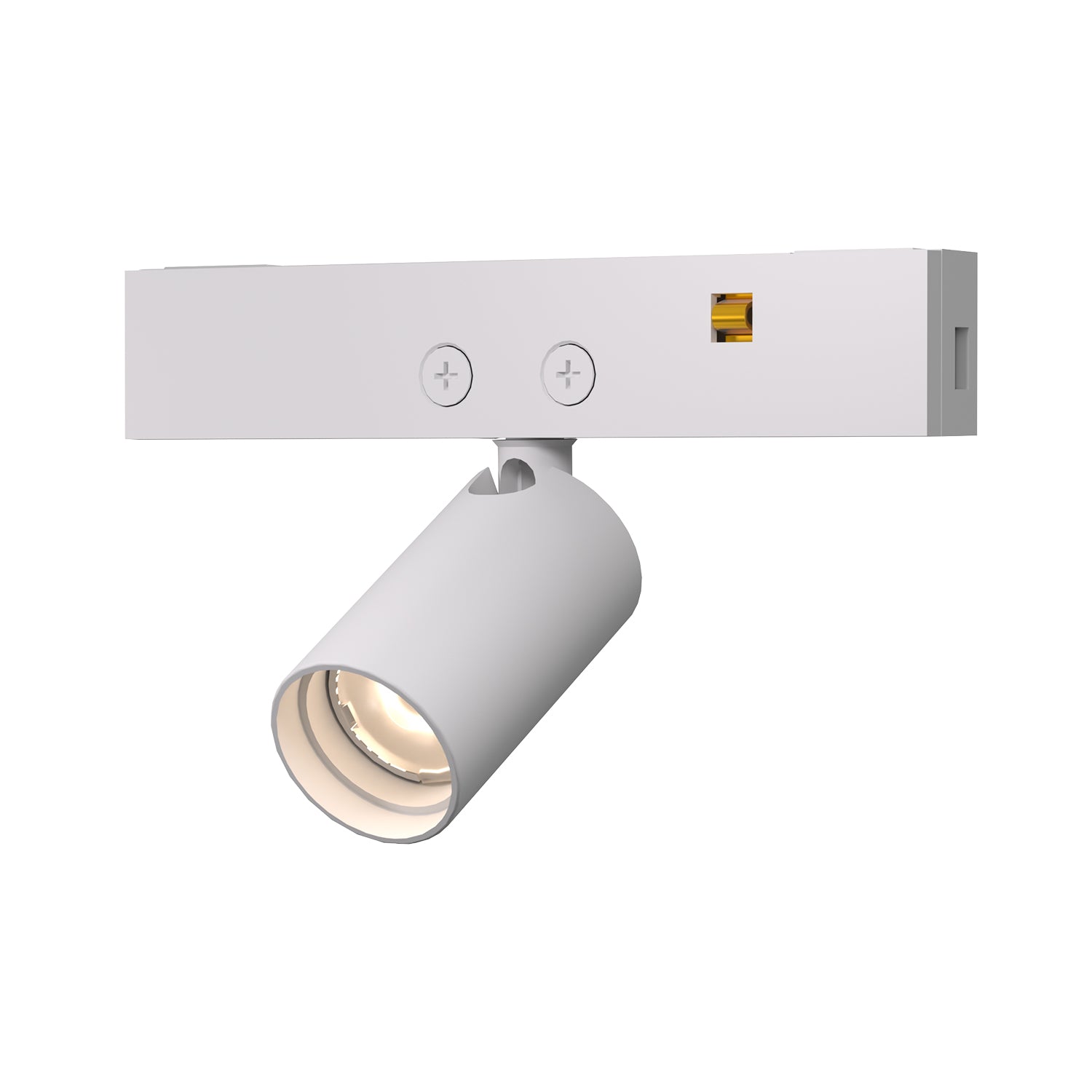 MINI WHITE MAGNETIC SPOT 24V DC 1W 4000K 85LM 24° RA90 5YRS Φ12x22(38)mm